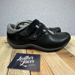 Timberland x Smartwool Shoes Womens 9M Black Leather Eco Step Vibram Sneakers